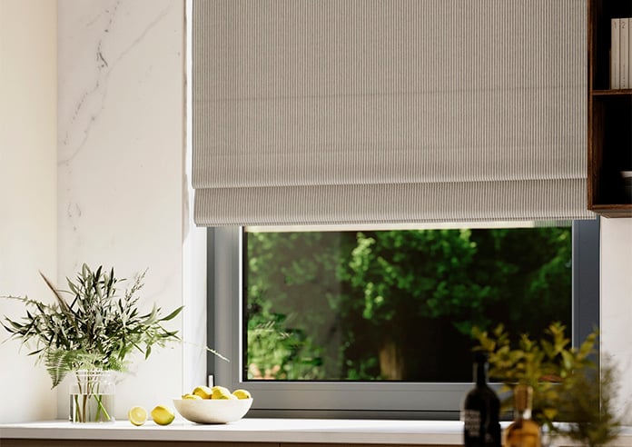 Montierre Stripe, Anthracite - Roman Blind - Image 5